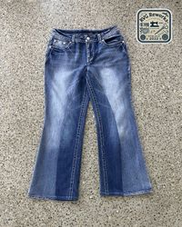 Upcycled y2k Flared Jeans