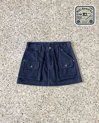 Upcycled Utility Mini Skirt