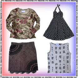 Thrift Queen Finds - tops, dresses, skirts (SS-216..