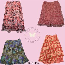 Floral Printed Poly Skirt – Comfortable Summer Sty..