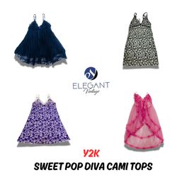 Y2K Sweet Pop Diva Cami Tops - EV0860