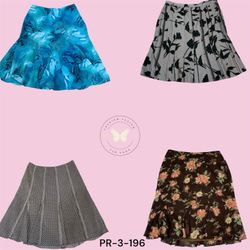 Trendy Printed Poly Skirt – Your New Go-To (PR-3-1..