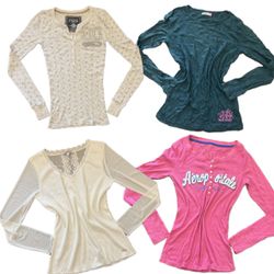 Vinted Reseller Branded Bundle: Baby Tees, Henley ..