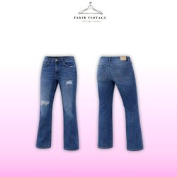 Y2K flares mix Jeans Ft Apple Buttom