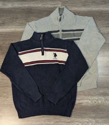 4598 - US Polo ¼ zip and Full Zip Sweater
