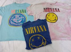 CR7077 Vintage Nirvana Music T-Shirts