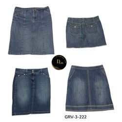 2000s Y2K Denim midi  Skirt – Classic Vintage Vibe..