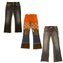 Y2K Britney Era Girl Denim Flare Jeans RW-1703