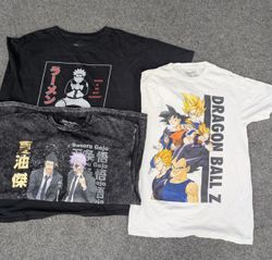 ZV2101 Japanese Anime Print T-Shirts