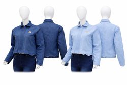 CR1425 Upcycled Cropped Jacket