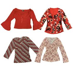 Y2K Romantic Vibe Full Sleeve Tops RW-1706