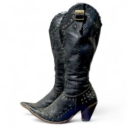 SA464 Vintage Style Women's High knee Tall Boots C..