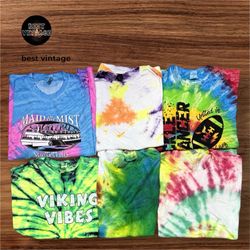 Tie and dye T shirts