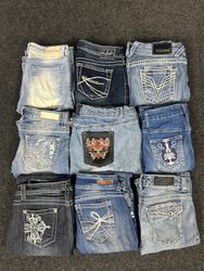 Y2K Embellished/Embroidered Jeans (Including Silve..