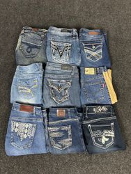 Y2K Glam Stitch Jeans (Including Silver, Vigoss, W..