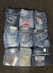 Y2K Statement Pocket Jeans (Including Rock Revival..