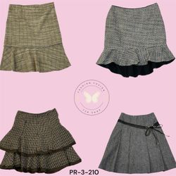 Classic Tailored Wool Skirt – Winter Collection (P..