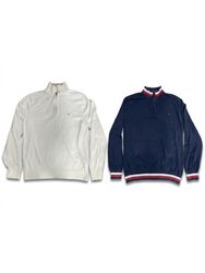 (FV-1017) Tommy Hilfiger Quarter zip knitwear-Swea..
