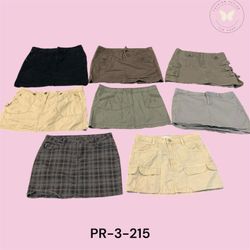 Women’s Cotton Cargo Mini Skirt with Pockets (PR-3..