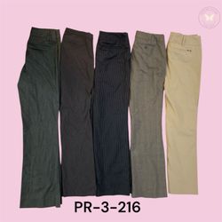 Low Rise Poly Pants for Women (PR-3-216)