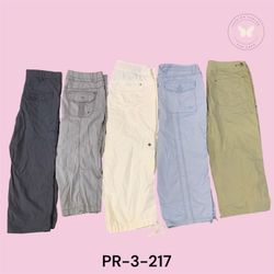 Women’s Cargo Capri Pants – Casual Summer (PR-3-21..