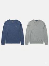 (FV-1023) Polo Mix Knitwear-Sweater