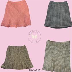 Chic A-Line Wool Skirt with Side Slit” (PR-3-225)