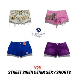 Y2K Street Siren Denim Sexy Shorts - EV0949