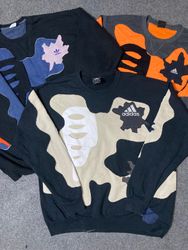 Upcycle Adidas Patchwork Jumper