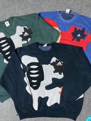 Upcycle Adidas Patchwork Sweatshirt