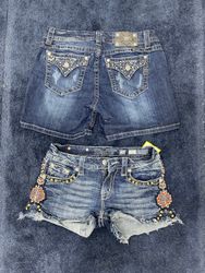 Miss Me/True Religion/Rock Revival Shorts