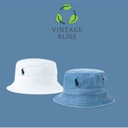 アップサイクルポロ・ラルフ・ローレン バケットハット