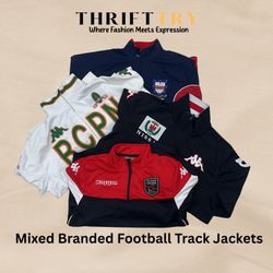 Mixed Branded Football Track Jackets