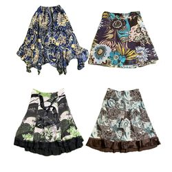 Y2K Unique Girl Poly Skirt RE-2941