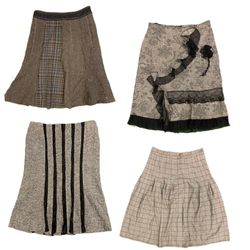 Y2K Gothic Vibe Maxi Skirts RW-1714