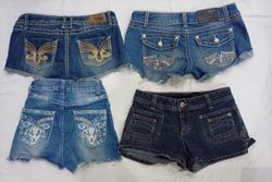 CR7108 Upcycled Y2K Shorts