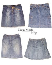 2703-2 Saia Midi de Denim Y2K 10Pcs