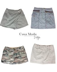 2703-6 Saia Mini de Denim Y2K 10Pcs