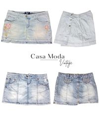 2703-9 Saias Mini de Denim 8Pcs