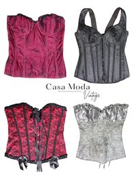 2703-11 Corsets de Boneca Gótica 10Pcs