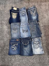 Vintage Y2K Embellished Jeans #4426
