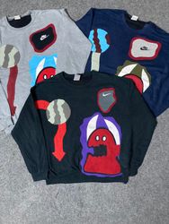Upcycle Nike Sweatshirt Patchwork