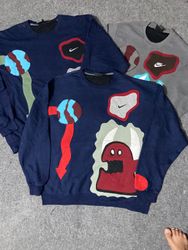 Felpa Patchwork Nike Upcycle