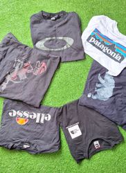 Patagonia, TNF, ellesse, quiksilver T-shirts
