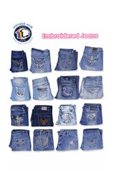 Embroidered Jeans