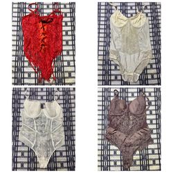 Y2K Romantic Goth & Cyber Lingerie Mix - Bodysuits..