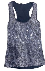 Y2k sequined tank tops.
