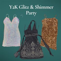 Y2K Glitz & Shimmer Party Dresses - (29/03)