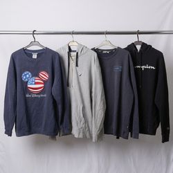 Mixed Branded Hoodies & Sweatshirts  — Nike, Champ..