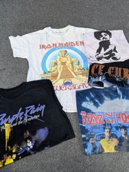 ZV2121 Music Print T-Shirts